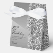 Elegant Silver 85. Geburtstag Geschenkschachtel (Vorderseite)