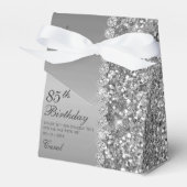 Elegant Silver 85. Geburtstag Geschenkschachtel (Vorderseite)