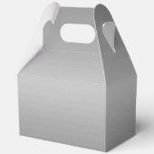 Elegant Silver 90. Geburtstag Geschenkschachtel (Rückseite)