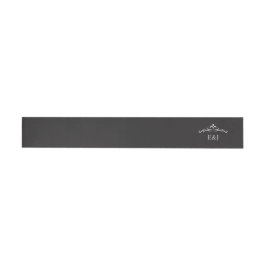 Elegant Silver and Black Wrap Around Wedding Rundum-Adressaufkleber