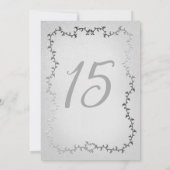 Elegant Silver Carriage Storybook Quinceañera Einladung (Rückseite)