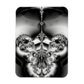 Elegant Silver Chandelier Magnet (Vertikal)