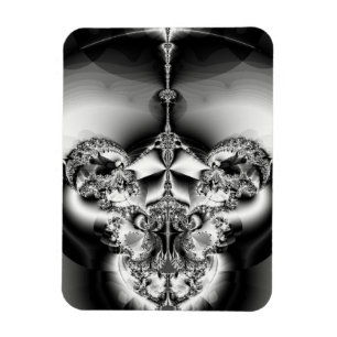 Elegant Silver Chandelier Magnet