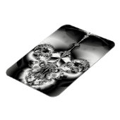 Elegant Silver Chandelier Magnet (Linke Seite)