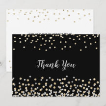 Elegant Silver Gold Confetti