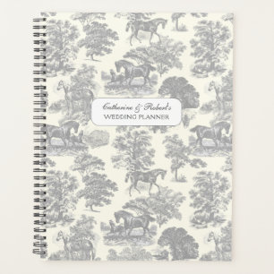 Elegant Silver Gray Pferde Spielzeug mit Namen Planer