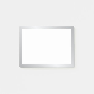 Elegant Silver Post-it Klebezettel