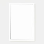 Elegant Silver Post-it Klebezettel (Vorderseite)