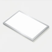Elegant Silver Post-it Klebezettel (angewinkelt)