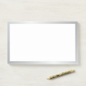 Elegant Silver Post-it Klebezettel (Auf Schreibtisch)