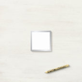 Elegant Silver Post-it Klebezettel (Auf Schreibtisch)