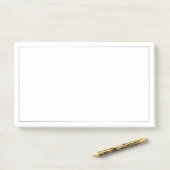 Elegant Silver Post-it Klebezettel (Auf Schreibtisch)