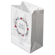 Elegant Silver Red Wreath Festival