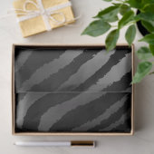 Elegant Silver Tiger Seidenpapier (Geschenk)