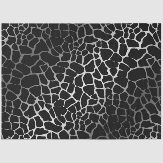 Elegant Silver Tiger Seidenpapier (Vorderseite)