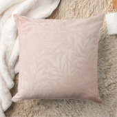 Elegant silvery pink leaf pattern kissen (Decke)