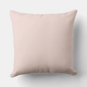 Elegant silvery pink leaf pattern kissen (Rückseite)