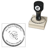 ELEGANT & SIMLPY | Benutzerdefiniertes Firmenlogo Gummistempel (Stempel)