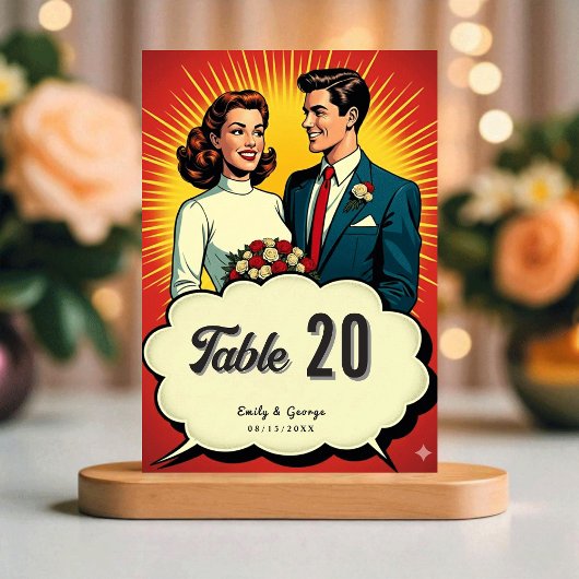 Elegant Simple Black And White Bride Groom Wedding Tischnummer