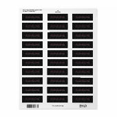 Elegant Simple Black Vintag Damasks 2 (Vorne)