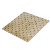 ELEGANT SIMPLE BYZANTINE MOSAIC FLOWERS Antique Fliese (Seite)