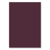 Elegant Simple Cherry Lacquer, Monogram Wedding Tischnummer (Rückseite)