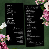 Elegant Simple Contemporary Typografy Black Programm