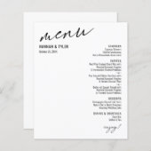 Elegant Simple Contemporary Typografy White (Vorne/Hinten)