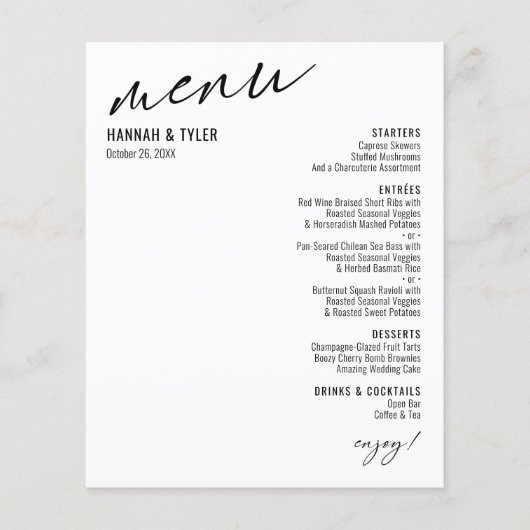 Elegant Simple Contemporary Typografy White (Vorderseite)