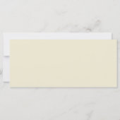 Elegant Simple Custom Business Gift Certificate (Rückseite)