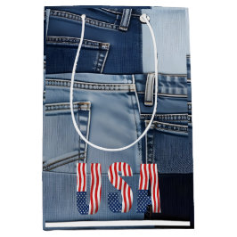 Elegant Simple Custom Packaging for Celebrations  Mittlere Geschenktüte