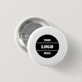 Elegant Simple Custom Round Button for Branding (Vorne & Hinten)