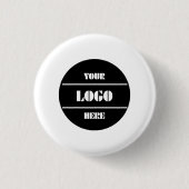 Elegant Simple Custom Round Button for Branding (Vorderseite)