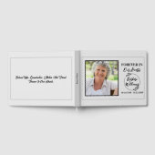 Elegant Simple Funeral Keepake Mermorial Gästebuch (Voll)