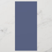 Elegant Simple Future Dusk mit Monogram Wedding Menükarte (Rückseite)