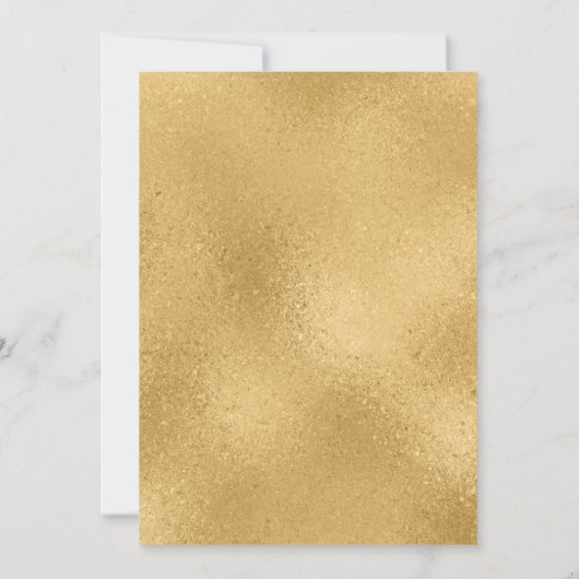 Elegant Simple Gold Cross First Holy Communion Dankeskarte (Rückseite)