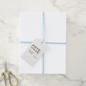 Elegant Simple Ich liebe es 50. Geburtstag Geschenkanhänger (Mit Garn)