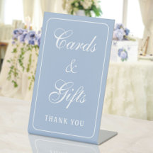 Elegant Simple Light Blue Cards & Gifts