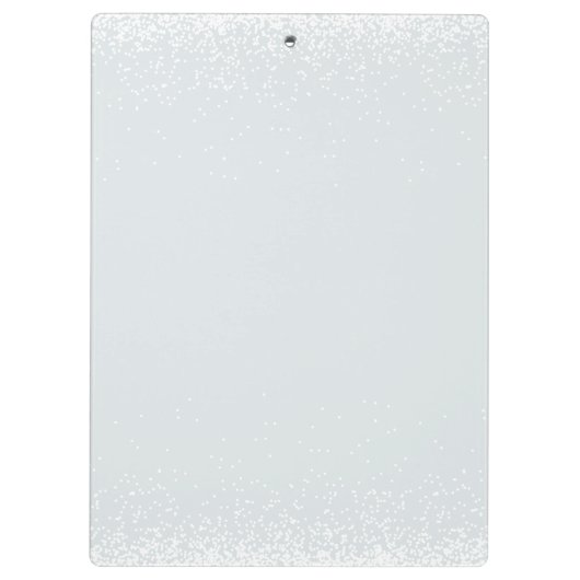 Elegant Simple Monogram Blue Gray White Confetti Klemmbrett (Rückseite)