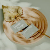 Elegant Simple Pistachio Neutral Boho Chic Modern Visitenkarte