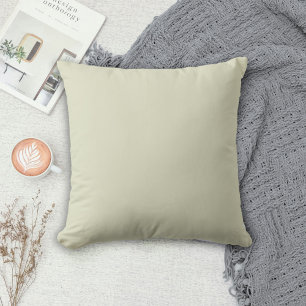 Elegant Simple Solid Light Green Kissen