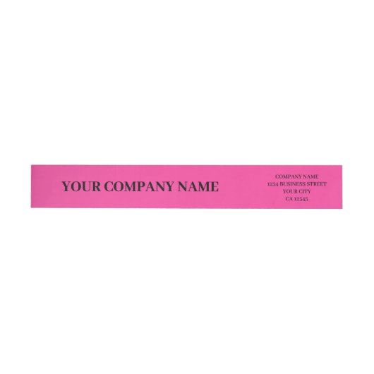 Elegant Simple Stylish Bight Pink Custom Business (Person)
