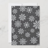 Elegant Simple Thick Bordering Feiertagskarte (Rückseite)