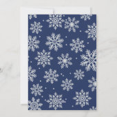 Elegant Simple Thick Bordering Feiertagskarte (Rückseite)