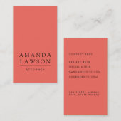 Elegant Simple Visitenkarte (Vorne/Hinten)