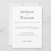 Elegant Simple Wedding (Vorderseite)