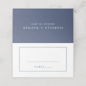 Elegant Simple Wedding Platzkarte (Außenseite Aufgefaltet)