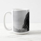 Elegant Simple White Gray Script Wedding Kaffeetasse (Links)
