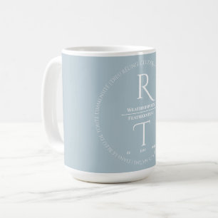 Elegant Simple White Gray Script Wedding Kaffeetasse