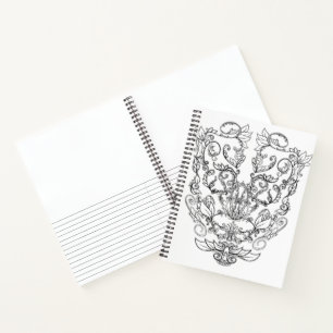 Elegant, Sketchbook, Tagebuch, großartiges Geschen Notizblock